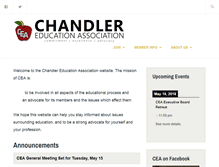 Tablet Screenshot of chandlerea.org